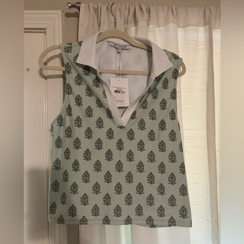 Smith & Quinn Greenberry Dylan Sleevless Patterned Golf Top